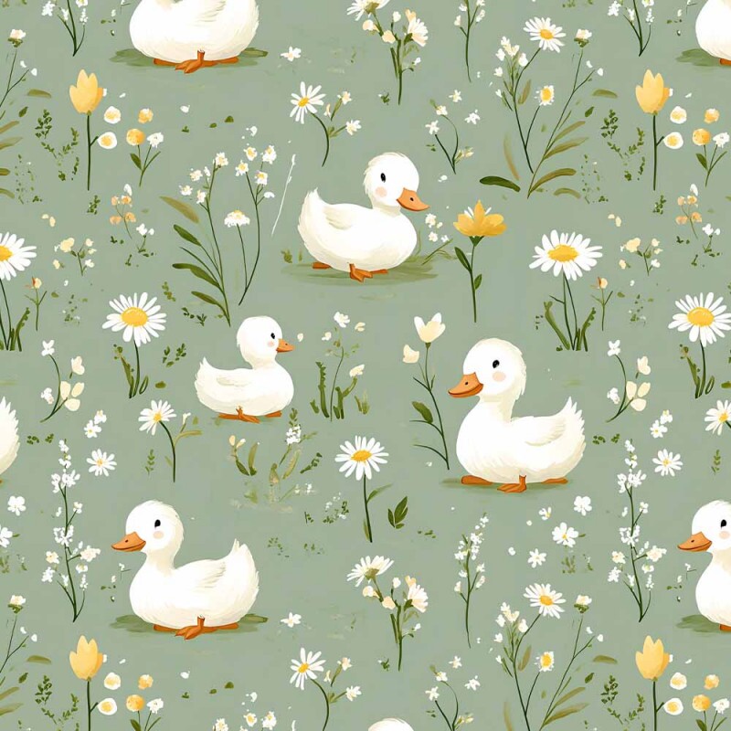 TRICOLINE 100% ALGODÃO DIGITAL - PATAQUADA - PATO PEQUENO TRICOLINE 100% ALGODÃO DIGITAL - PATAQUADA - PATO PEQUENO