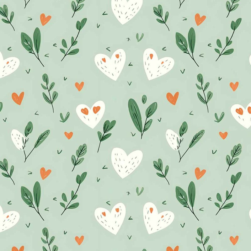 TRICOLINE 100% ALGODÃO DIGITAL - PATAQUADA - CORAÇÃO TRICOLINE 100% ALGODÃO DIGITAL - PATAQUADA - CORAÇÃO