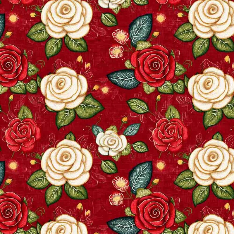 JN25 - TRICOLINE 100% ALGODÃO DIGITAL  -VERVER  - FLORAL PEQUENO
