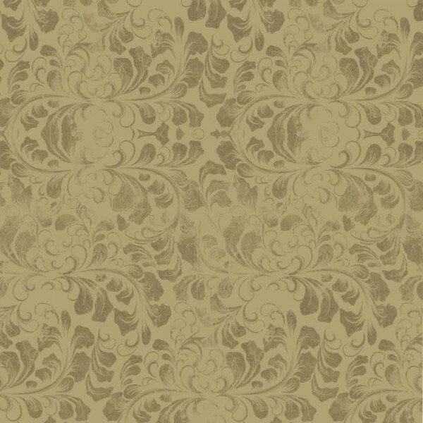 MG25 - TRICOLINE VINTAGE FLORAL - TEXTURA RAMOS VERDE - 100% ALGODAO - 00107/002