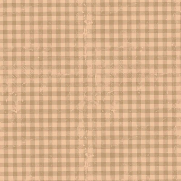 MG25 - TRICOLINE VINTAGE FLORAL - XADREZ BEGE - 100% ALGODAO - 00106/001