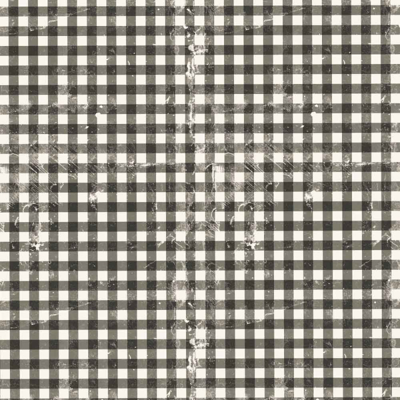 BS - TRICOLINE VINTAGE FLORAL - XADREZ PRETO - 100% ALGODAO - 00106/005 BS - TRICOLINE VINTAGE FLORAL - XADREZ PRETO - 100% ALGODAO - 00106/005