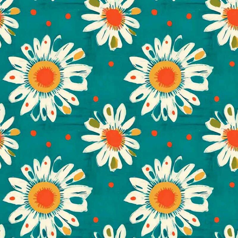 ST25 - TRICOL. COLEÇÃO MODERN GEESE - MARGARIDA GRANDE - 100% ALGODÃO 01885/001 ST25 - TRICOL. COLEÇÃO MODERN GEESE - MARGARIDA GRANDE - 100% ALGODÃO 01885/001