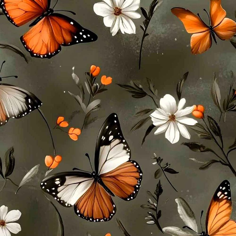 ST25 -TRICOL. COLEÇÃO AMBER WINGS - BORBOLETAS GRANDES - 100% ALGODÃO 01939/001 ST25 -TRICOL. COLEÇÃO AMBER WINGS - BORBOLETAS GRANDES - 100% ALGODÃO 01939/001