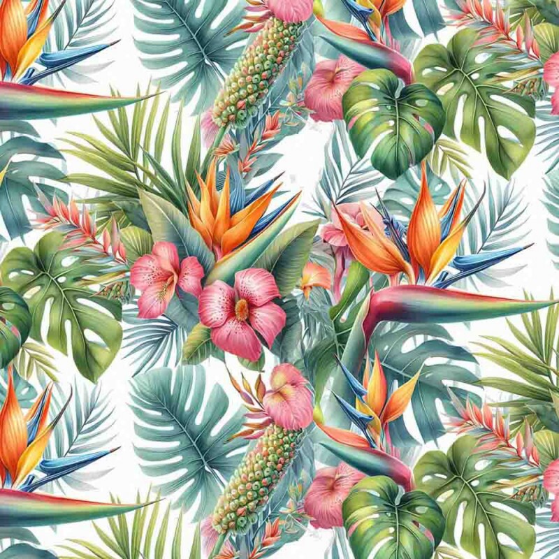 BS - TRICOL. COLEÇÃO TROPICAL - STRELITZIA - 100% ALGODÃO 01881/001 BS - TRICOL. COLEÇÃO TROPICAL - STRELITZIA - 100% ALGODÃO 01881/001