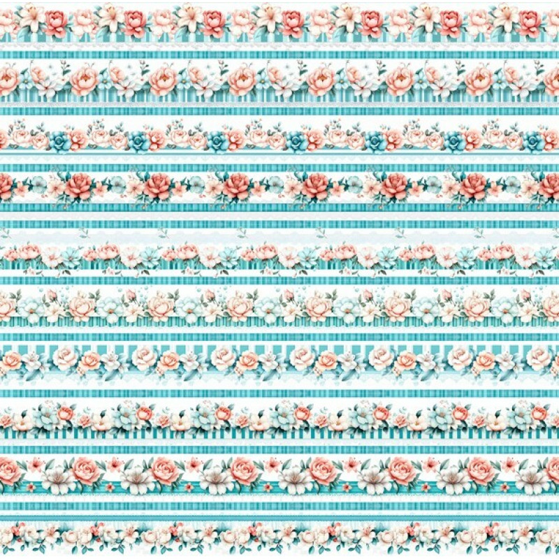 ST25 - TRICOL. COLEÇÃO BARRADOS PEONEIS - ROSAS - TIFANY - 100% ALGODÃO 02023/001