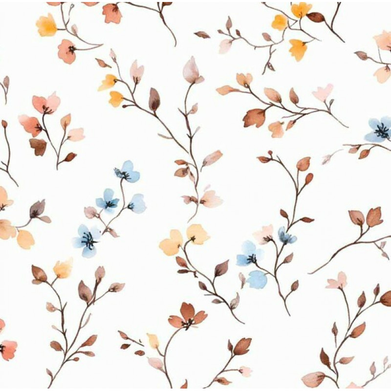 ST25 - TRICOL. COLEÇÃO TINY WATERCOLOR - PETALAS E RAMOS MIUDOS - 100% ALGODÃO 02307/001 ST25 - TRICOL. COLEÇÃO TINY WATERCOLOR - PETALAS E RAMOS MIUDOS - 100% ALGODÃO 02307/001