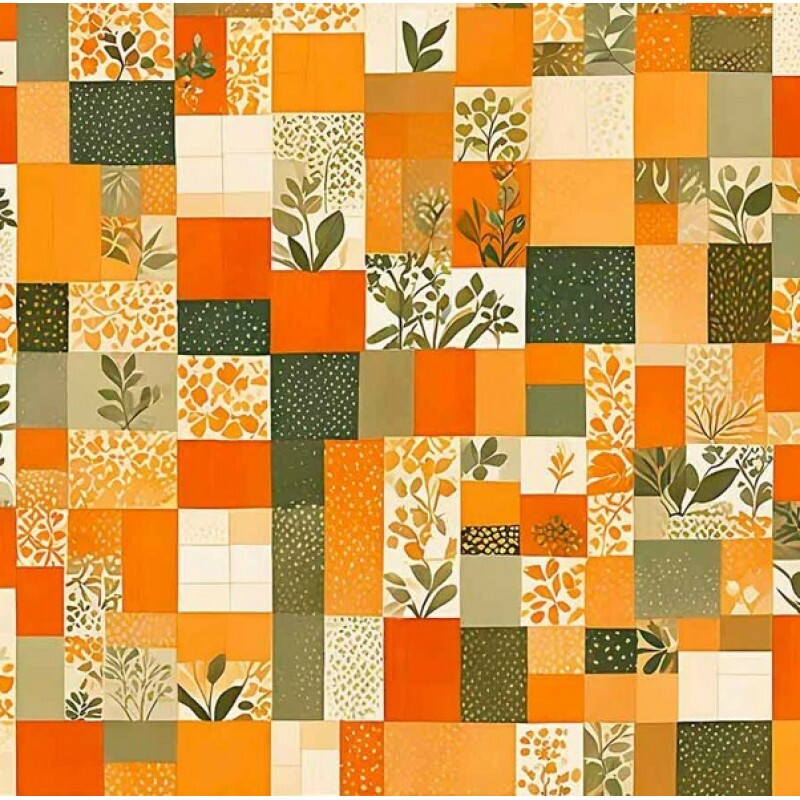 NV25 - TRICOL. COLEÇÃO PUMPKIN PATCH - FLORAL - 100% ALGODÃO 03622-001 NV25 - TRICOL. COLEÇÃO PUMPKIN PATCH - FLORAL - 100% ALGODÃO 03622-001