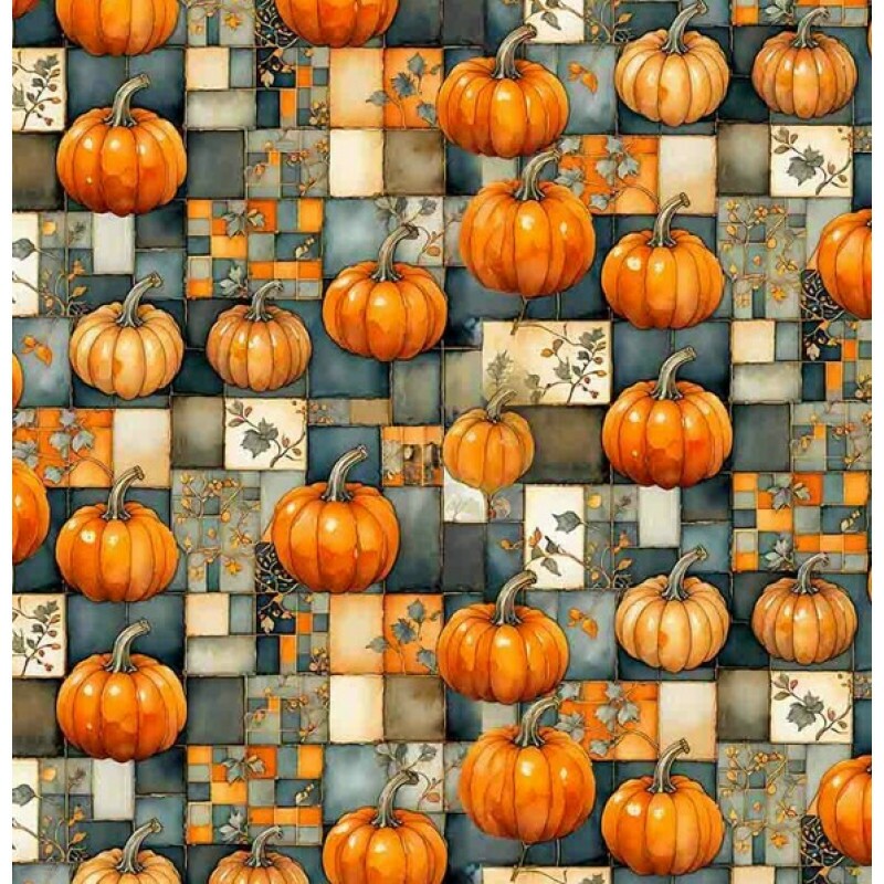 NV25 - TRICOL. COLEÇÃO PUMPKIN PATCH - ABÓBORAS PEQUENAS 100% ALGODÃO 03621-001 NV25 - TRICOL. COLEÇÃO PUMPKIN PATCH - ABÓBORAS PEQUENAS 100% ALGODÃO 03621-001