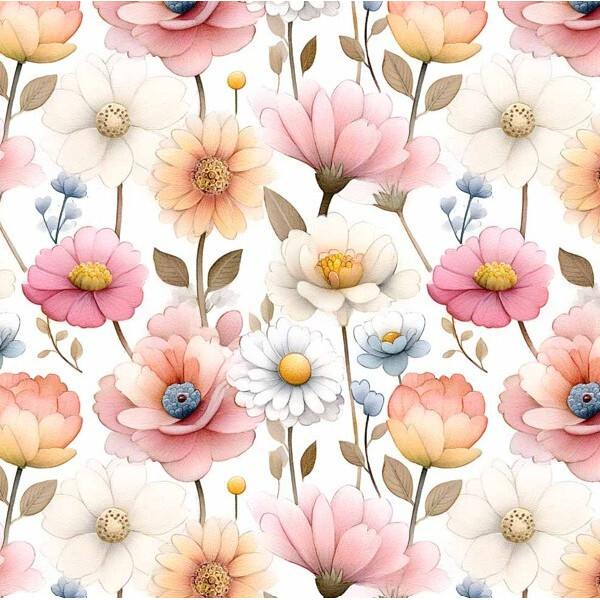 JA26 - TRICOL. COLEÇÃO FLORAL MISSIES - FLORAL - 100% ALGODÃO 04244-001