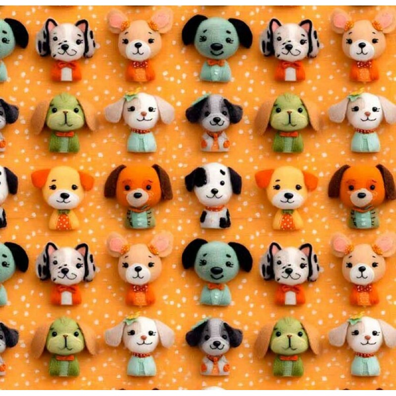 NV25 - TRICOL. COLEÇÃO GIRLS AND PUPPIES - CACHORROS - 100% ALGODÃO 04725-001 NV25 - TRICOL. COLEÇÃO GIRLS AND PUPPIES - CACHORROS - 100% ALGODÃO 04725-001