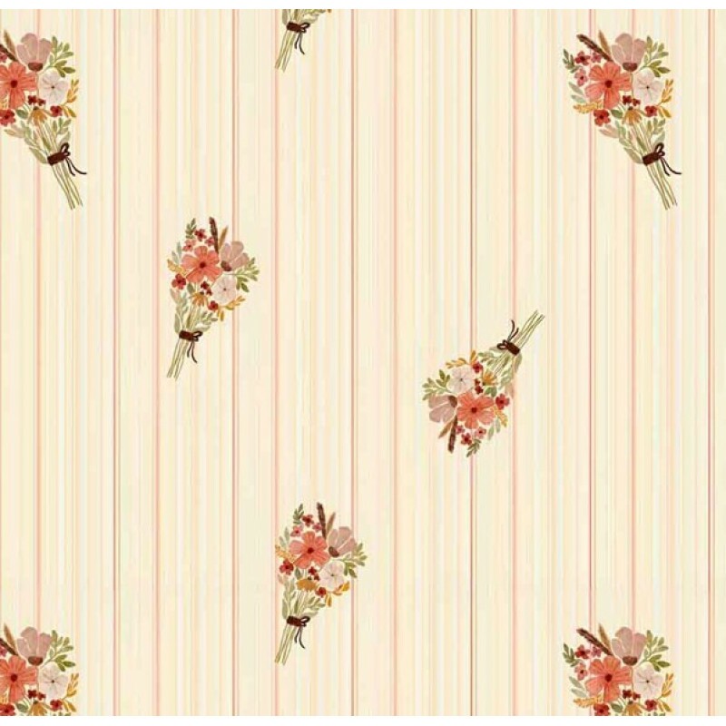 NV25 - TRICOL. COLEÇÃO LADY BEAR - FLORAL PEQUENO FD LISTRADO - 100% ALGODÃO 04736-001 NV25 - TRICOL. COLEÇÃO LADY BEAR - FLORAL PEQUENO FD LISTRADO - 100% ALGODÃO 04736-001