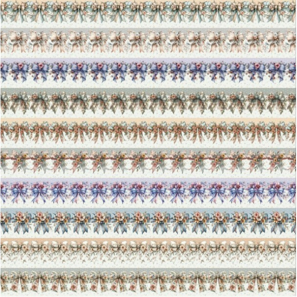 MR26 - TRICOL. COLEÇÃO BARRADOS - LAÇOS - 100% ALGODÃO - A1538-001