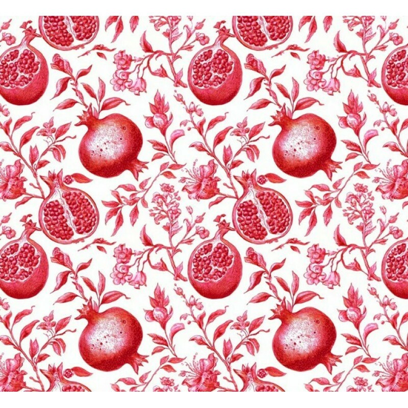 MR26 - TRICOL. COLEÇÃO ROMÃ - ROMÃ ROSA - 100% ALGODÃO - A1815-001