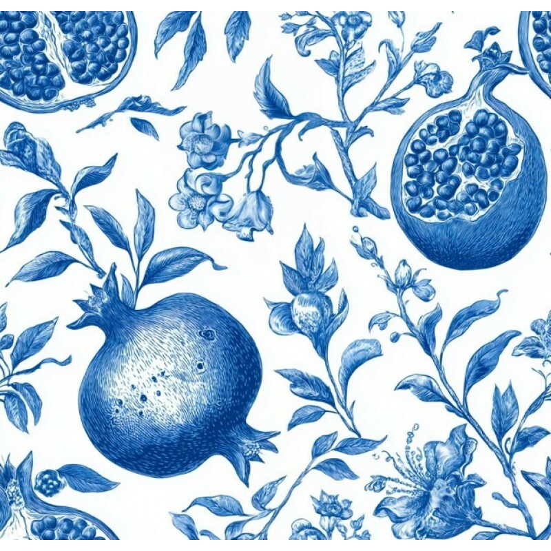 MR26 - TRICOL. COLEÇÃO ROMÃ - ROMÃ AZUL - 100% ALGODÃO - A1813-001