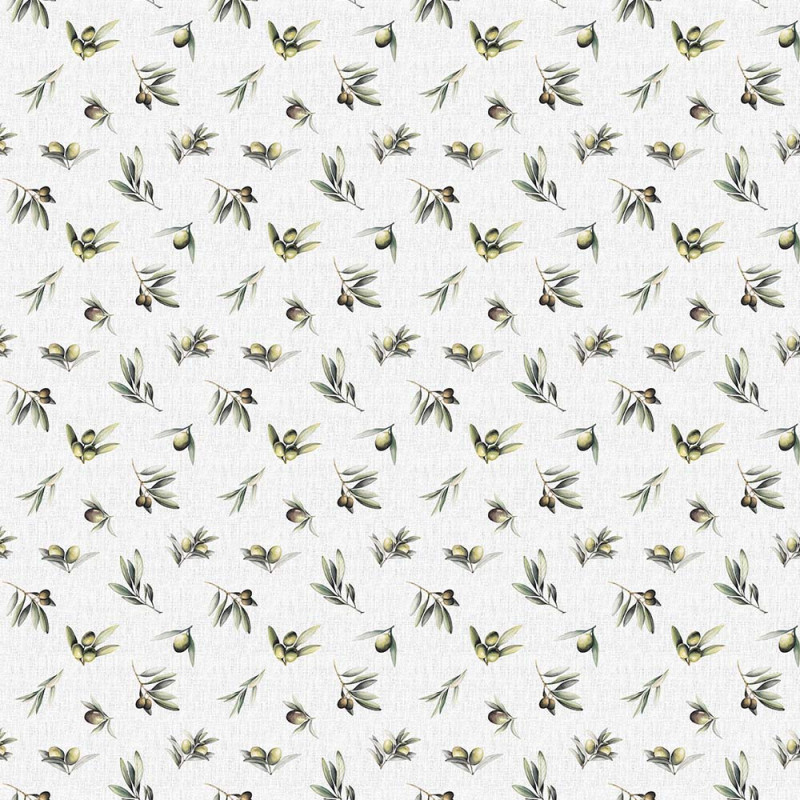 AB26 - TRICOL. COLEÇÃO OLIVA - AZEITONAS FUNDO BRANCO - 100% ALGODÃO - A2527-001 AB26 - TRICOL. COLEÇÃO OLIVA - AZEITONAS FUNDO BRANCO - 100% ALGODÃO - A2527-001