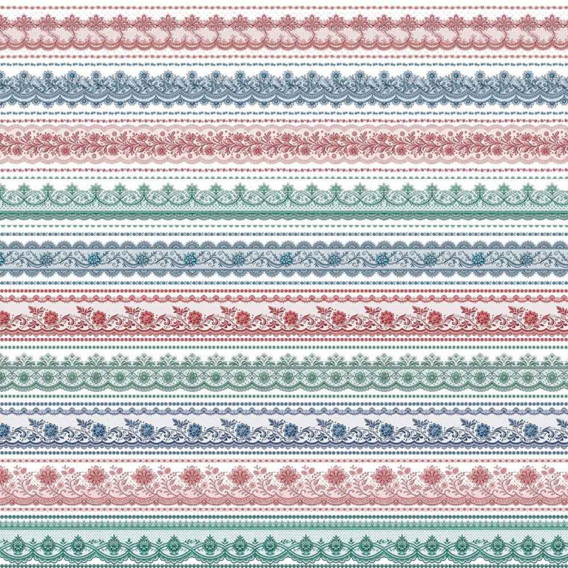 AB26 - TRICOL. COLEÇÃO BARRADOS - BARRADO DE RENDAS - 100% ALGODÃP - A2530-001