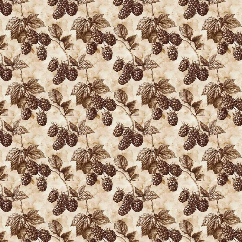 AB26 - TRICOL. COLEÇÃO VINTAGE FRUITS - AMORA - 100% ALGODÃO - A2638-001 AB26 - TRICOL. COLEÇÃO VINTAGE FRUITS - AMORA - 100% ALGODÃO - A2638-001