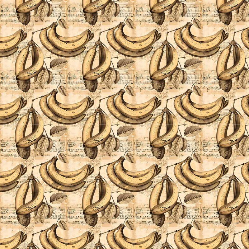 AB26 - TRICOL. COLEÇÃO VINTAGE FRUITS - BANANA - 100% ALGODÃO - A2643-001 AB26 - TRICOL. COLEÇÃO VINTAGE FRUITS - BANANA - 100% ALGODÃO - A2643-001