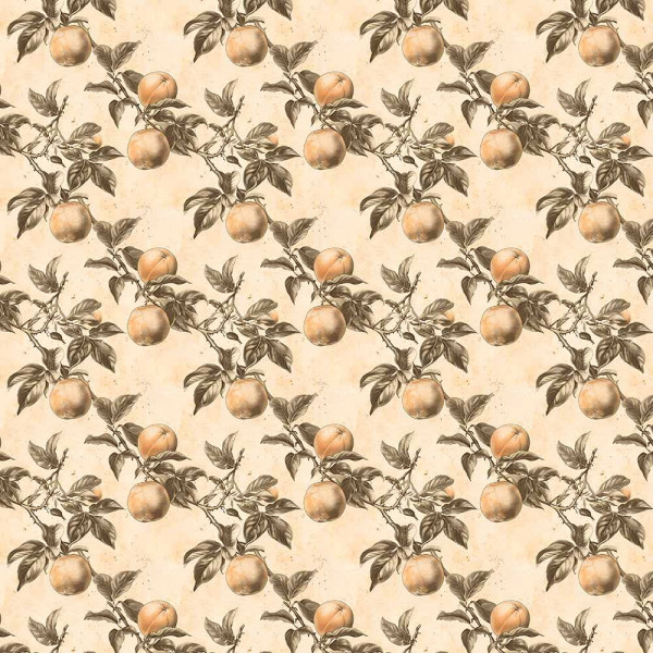 AB26 - TRICOL. COLEÇÃO VINTAGE FRUITS - PESSEGO - 100% ALGODÃO - A2645-001