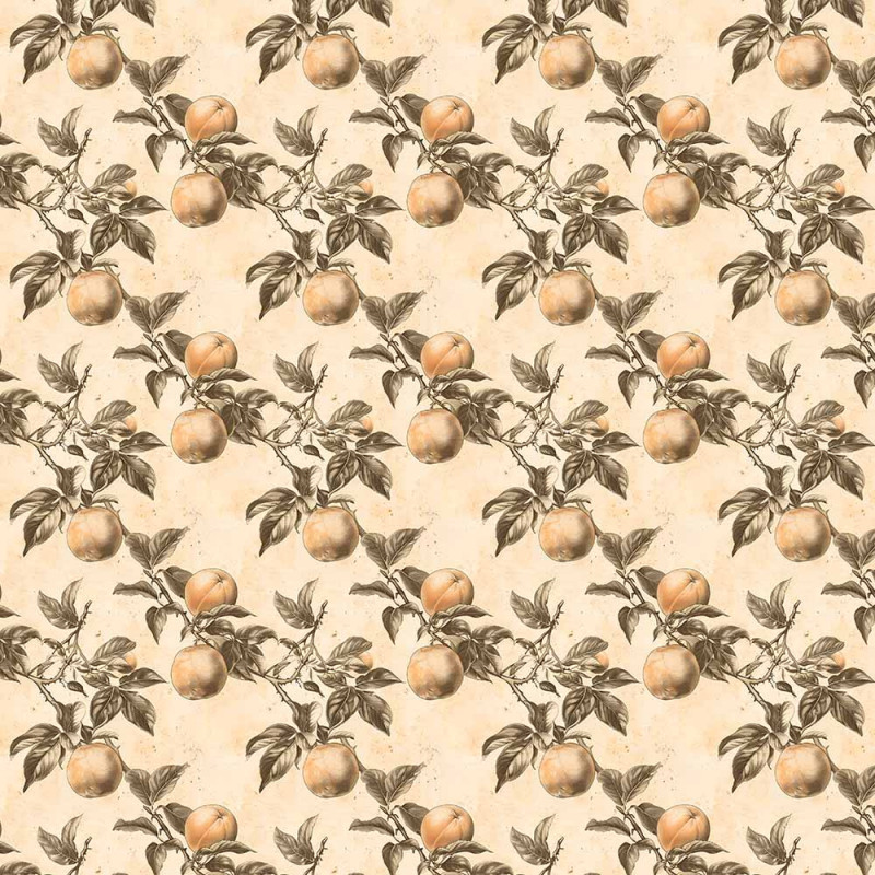 AB26 - TRICOL. COLEÇÃO VINTAGE FRUITS - PESSEGO - 100% ALGODÃO - A2645-001