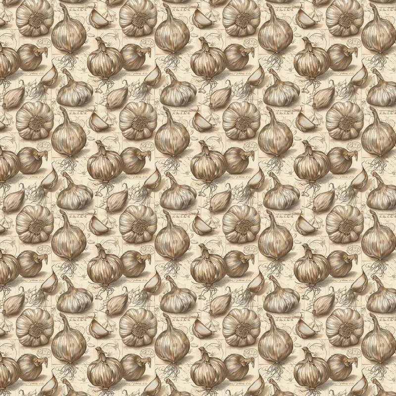 AB26 - TRICOL. COLEÇÃO VEGETABLES - ALHO - 100% ALGODÃO - A2742-001 AB26 - TRICOL. COLEÇÃO VEGETABLES - ALHO - 100% ALGODÃO - A2742-001