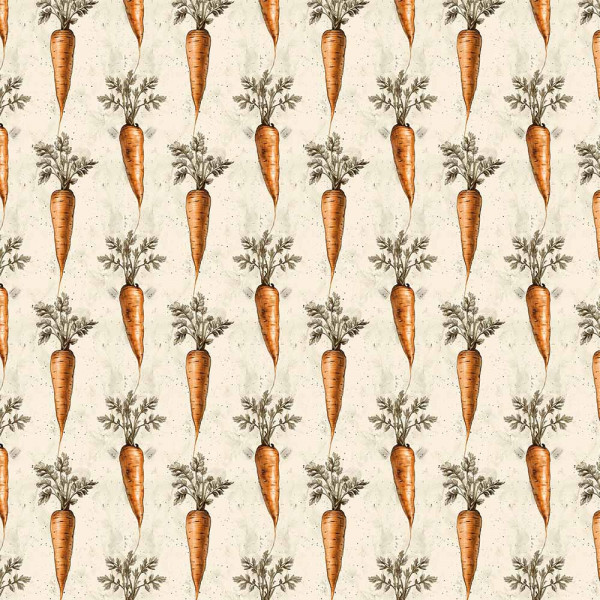 AB26 - TRICOL. COLEÇÃO VEGETABLES - CENOURA - 100% ALGODÃO - A2745-001