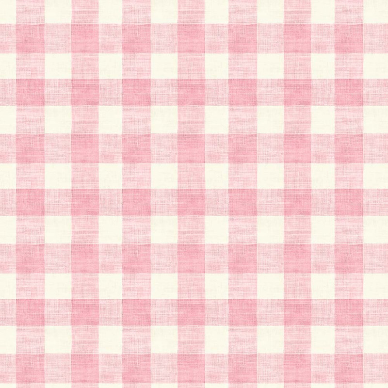 AB26 - SARJA HIDRORREPELENTE COLEÇÃO XADREZ DECORA - XADREZ ROSA - 100% ALGODÃO - A2755-001