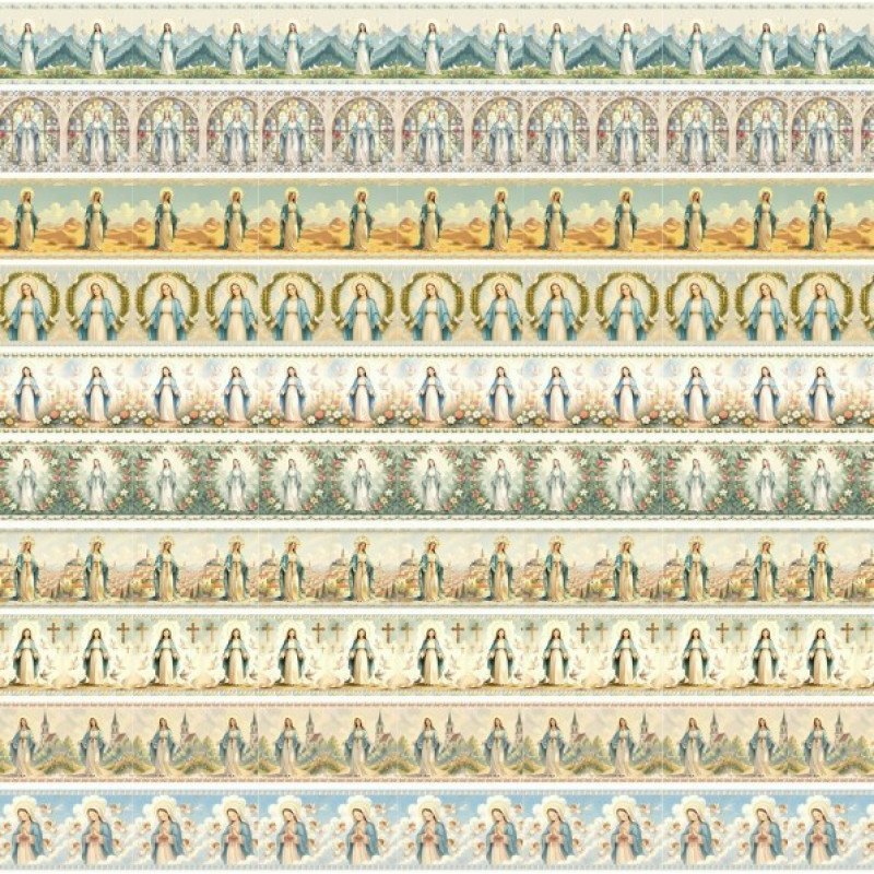 MI26 - TRICOL. COLEÇÃO BARRADOS - NOSSA SENHORA 3 - 100% ALGODÃO - A3343-001- 0,50m X 1,50m MI26 - TRICOL. COLEÇÃO BARRADOS - NOSSA SENHORA 3 - 100% ALGODÃO - A3343-001- 0,50m X 1,50m