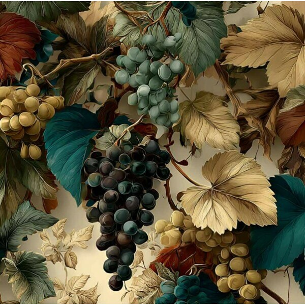 MI26 - TRICOL. COLEÇÃO IMPERIAL - UVAS - 100% ALGODÃO A4074-001 MI26 - TRICOL. COLEÇÃO IMPERIAL - UVAS - 100% ALGODÃO A4074-001