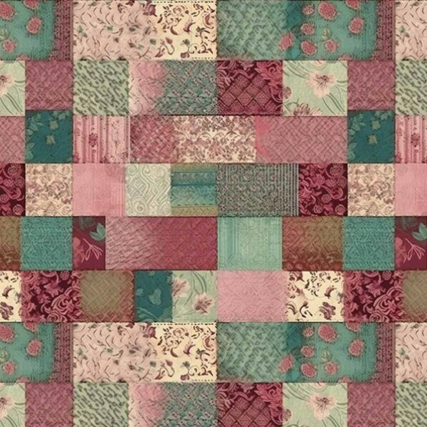 MI26 - TRICOL. COLEÇÃO PURO PATCH - PATCHWORK ROSA, VINHO, TURQUESA - 100% ALGODÃO A4345-001 MI26 - TRICOL. COLEÇÃO PURO PATCH - PATCHWORK ROSA, VINHO, TURQUESA - 100% ALGODÃO A4345-001