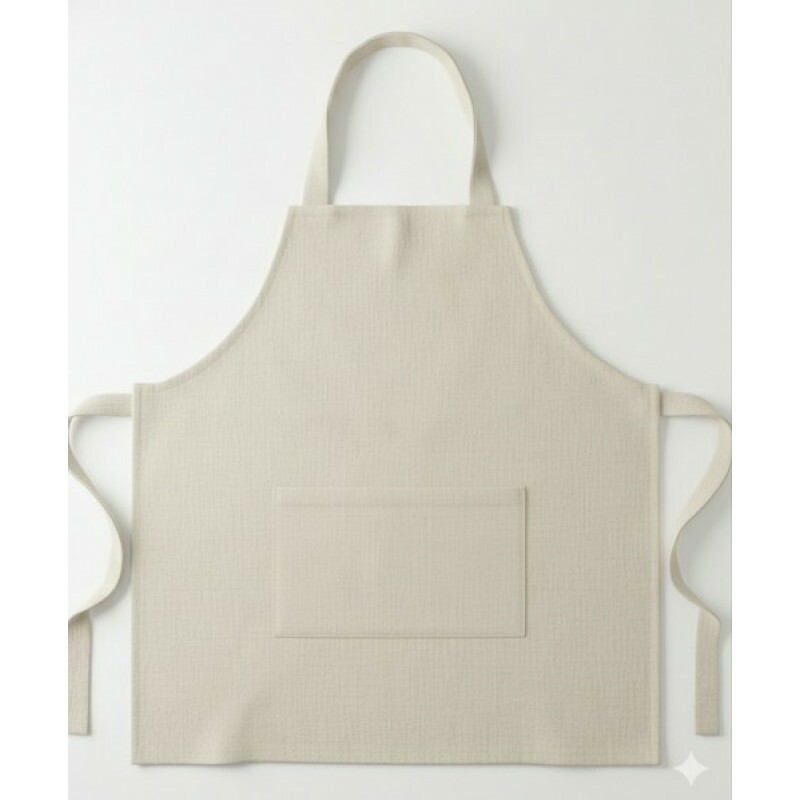 AVENTAL LINHO - 75% ALGODÃO, 17% VISCOSE, 8% LINHO