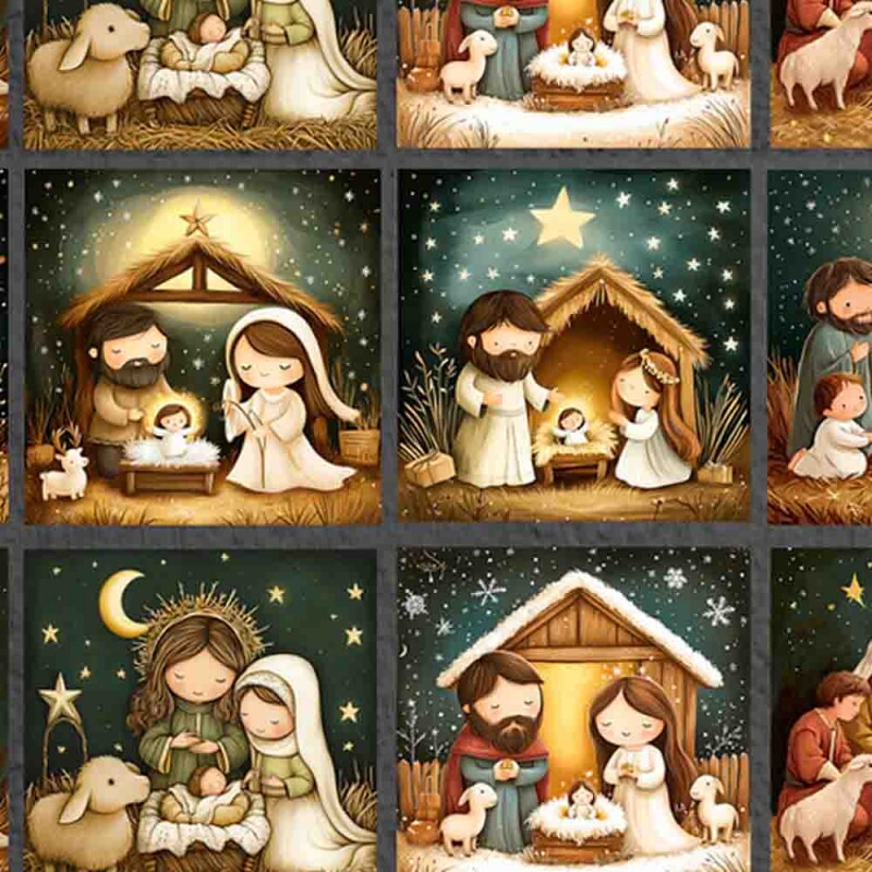 TRICOLINE 100% ALGODÃO DIGITAL - NATAL 2025 - PAINEL SAGRADA FAMILIA TRICOLINE 100% ALGODÃO DIGITAL - NATAL 2025 - PAINEL SAGRADA FAMILIA