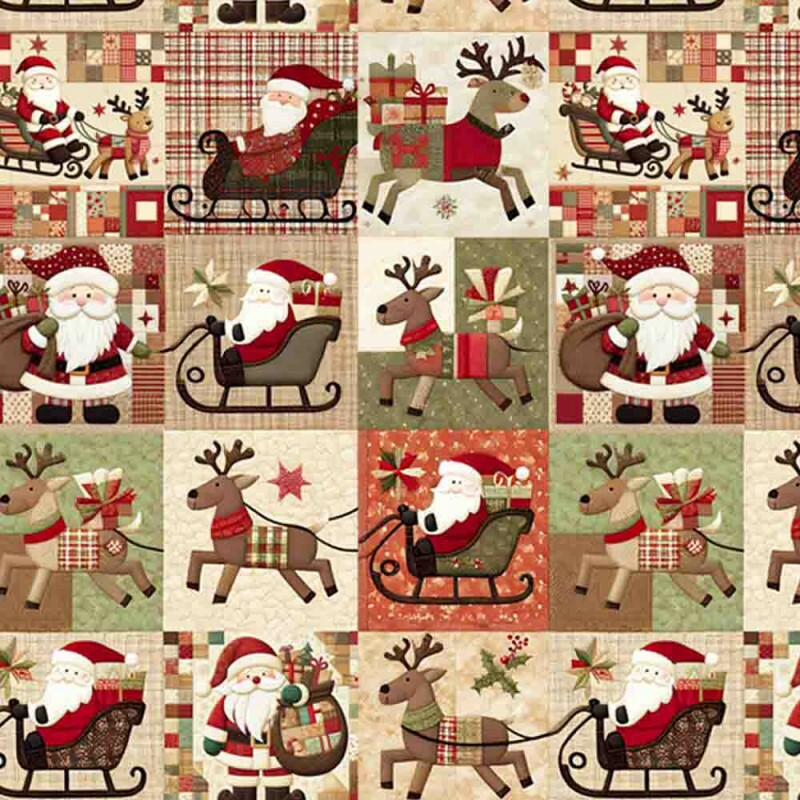 TRICOLINE 100% ALGODÃO DIGITAL - NATAL 2025 - PATCHWORK PAPAI NOEL PEQUENO TRICOLINE 100% ALGODÃO DIGITAL - NATAL 2025 - PATCHWORK PAPAI NOEL PEQUENO