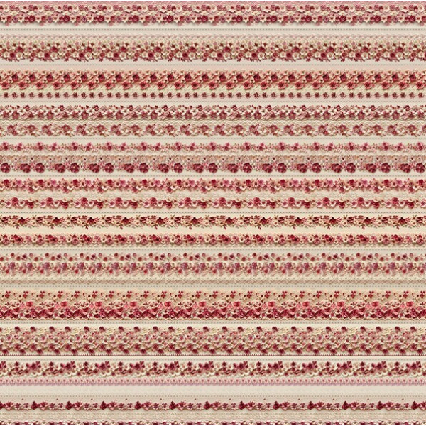 COLEÇÃO BARRADO CMC 4  - TRIC. EST. DIGITAL - BARRADO FLORES VINHO - 91954-001