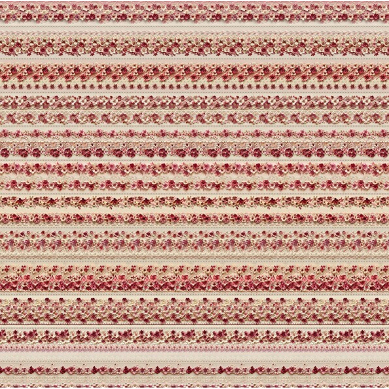 COLEÇÃO BARRADO CMC 4  - TRIC. EST. DIGITAL - BARRADO FLORES VINHO - 91954-001