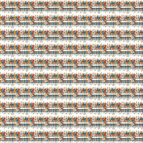 TRICOL. CLUBE MAIS CRIATIVO - COLEÇÃO FLORISTA - BARRADO - 100% ALGODÃO  96845/001