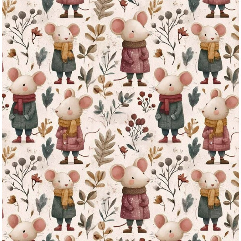 JA26 - TRICOL. CLUBE MAIS CRIATIVO - COLEÇÃO RATINHOS BOHO - RATO MENOR - 100% ALGODÃO - 05748-001 JA26 - TRICOL. CLUBE MAIS CRIATIVO - COLEÇÃO RATINHOS BOHO - RATO MENOR - 100% ALGODÃO - 05748-001