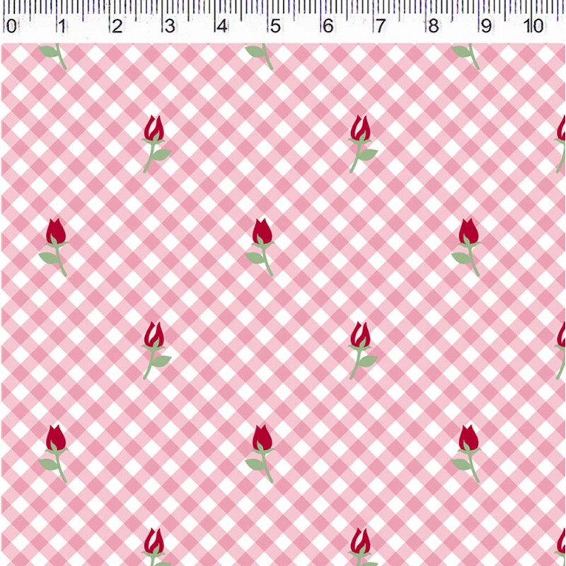 COL/ DIGITAL - ENTRE LAÇOS E FITAS - XADREZ ROSE C/ ROSAS - ( 80097 VAR,02 - ( E9757 ) COL/ DIGITAL - ENTRE LAÇOS E FITAS - XADREZ ROSE C/ ROSAS - ( 80097 VAR,02 - ( E9757 )