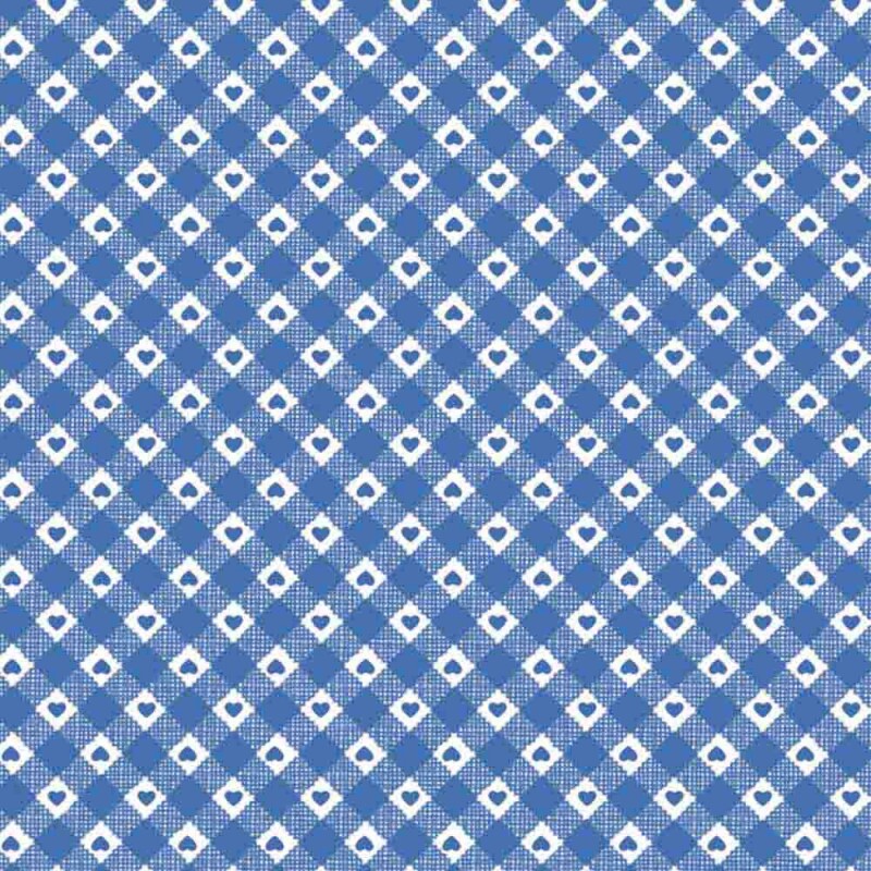 TRICOL. LINHA CRIATIVA CORAÇÃO COUNTRY JEANS - 100% ALGODÃO