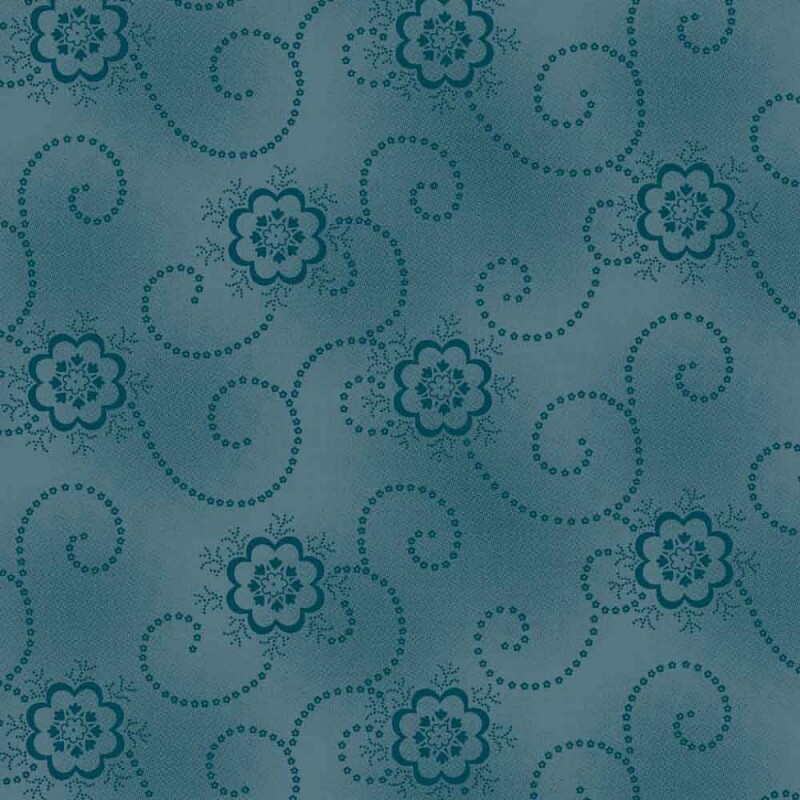 TRICOLINE LINHA CRIATIVA - ROMANCE AZUL - 100% ALGODÃO
