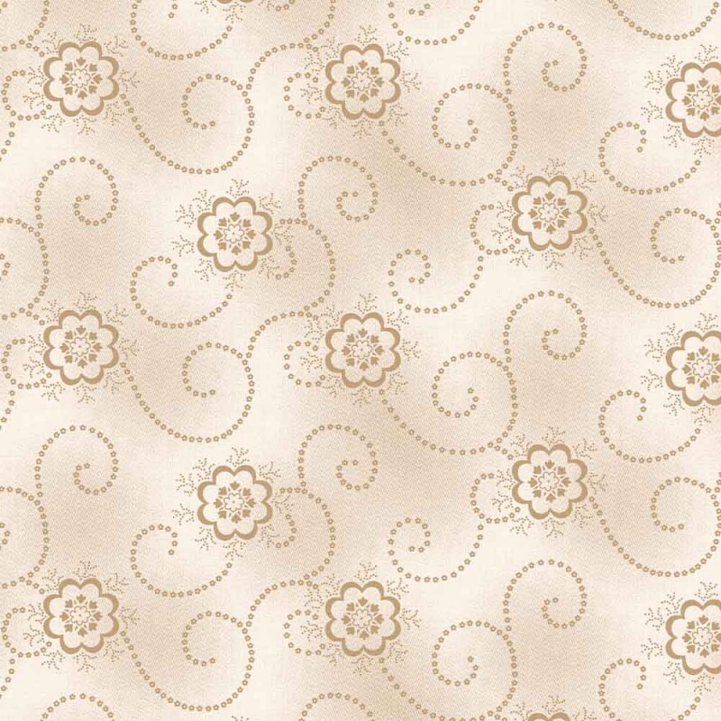 TRICOLINE LINHA CRIATIVA - ROMANCE CREME - 100% ALGODÃO