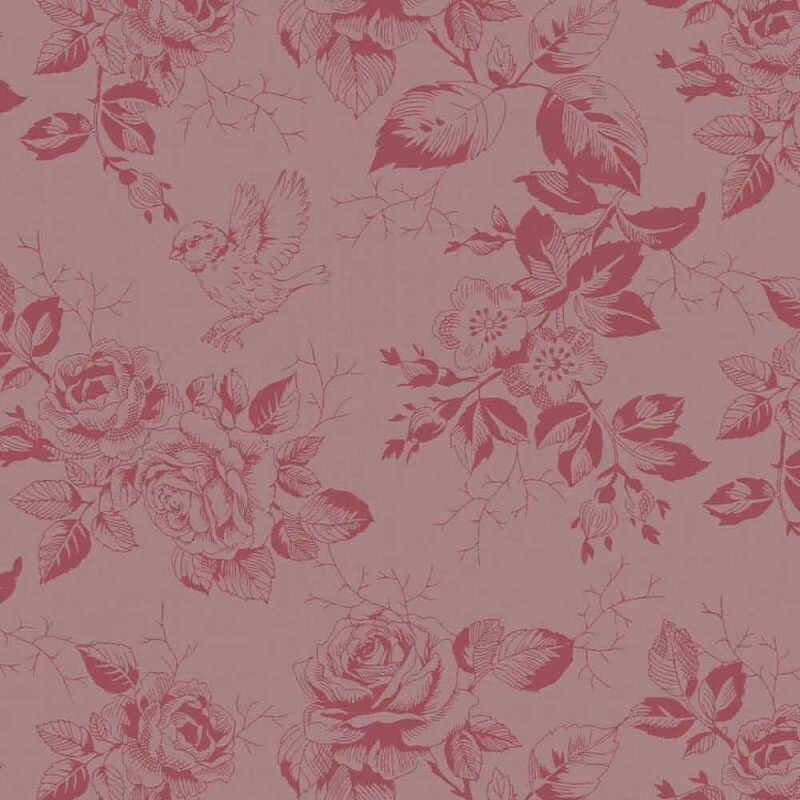 TRICOLINE LINHA CRIATIVA - FLEUR ROSE - 100% ALGODÃO