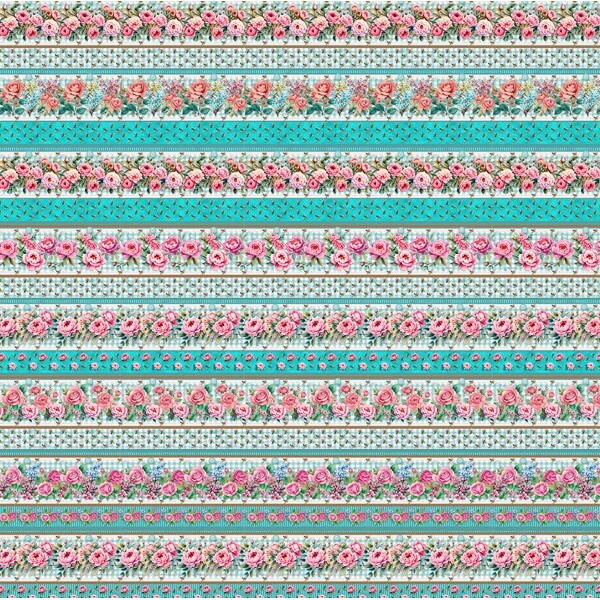 COLEÇÃO  FLOWER LOVE POR CRIS POLETTO - BARRADO TIFFANY - ( 84573 - VAR,01 ) - C