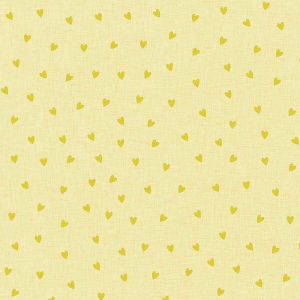 COLEÇÃO CRIATIVA - TRIC. EST. CORAÇÃO C/ TEXTURA - AMARELO CLARO