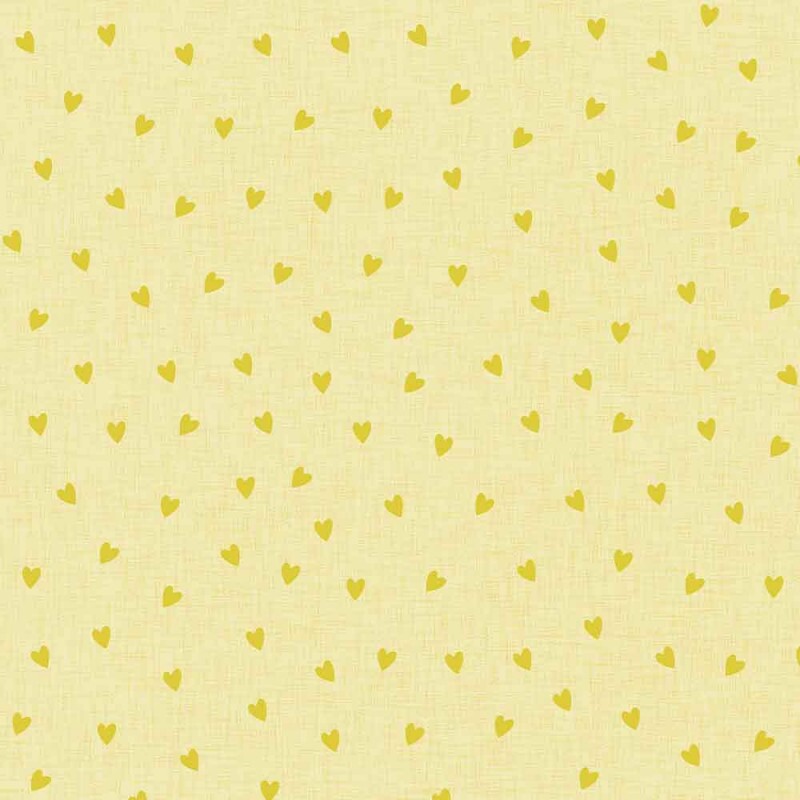 COLEÇÃO CRIATIVA - TRIC. EST. CORAÇÃO C/ TEXTURA - AMARELO CLARO