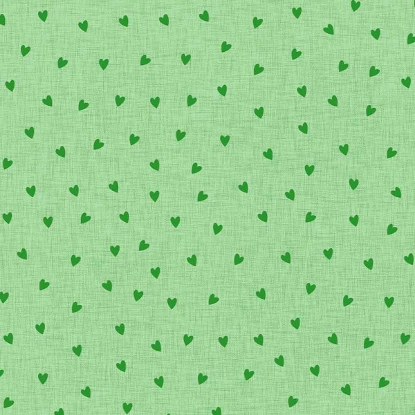 COLEÇÃO CRIATIVA - TRIC. EST. CORAÇÃO C/ TEXTURA - VERDE