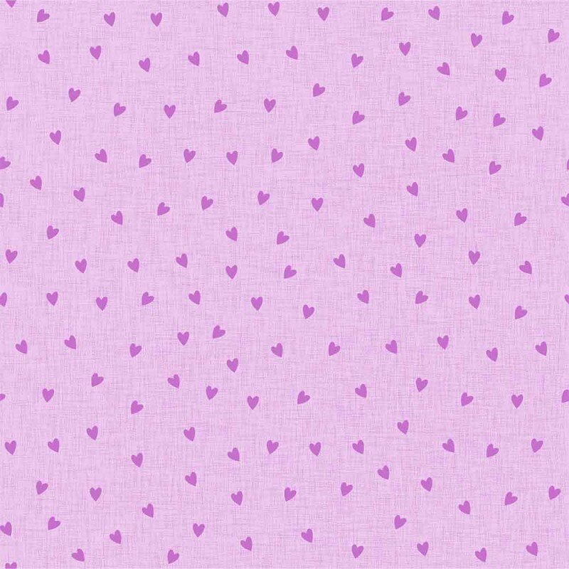 COLEÇÃO CRIATIVA - TRIC. EST. CORAÇÃO C/ TEXTURA - LILAS