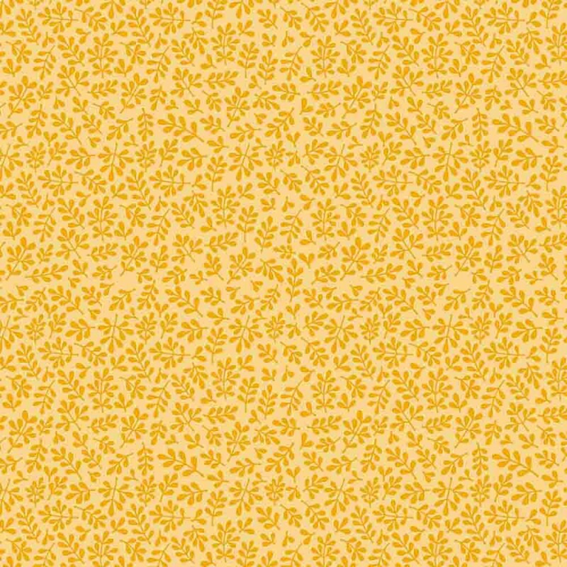 COLEÇÃO CRIATIVA - TRIC. EST. FOLHINHAS- AMARELO