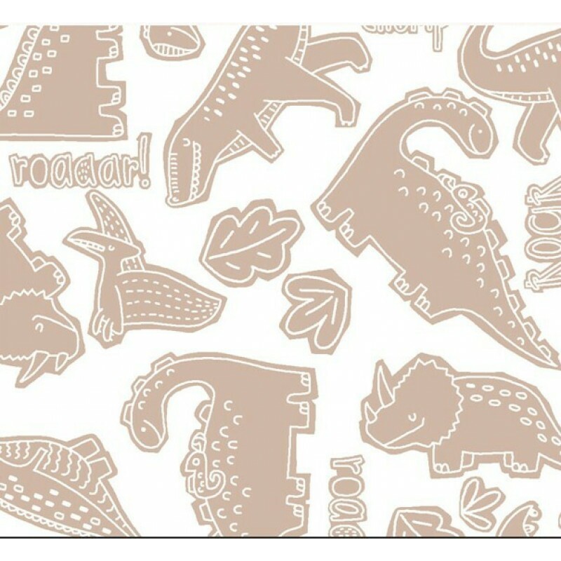 COLEÇÃO PLANETA DOS DINOSSAUROS - POR MARIANA CURTI - BABYSSAURO BEGE - M